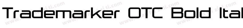 Trademarker OTC Bold ltalic字体转换